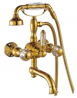 Anatolia gold crystal смеситель для ванны