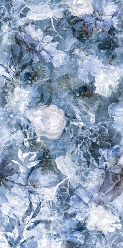 BLUE BLOSSOMS 160X320 6MM MAT TEK AF